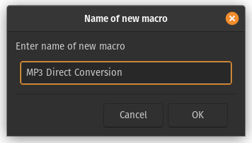 audacity macro output preferences