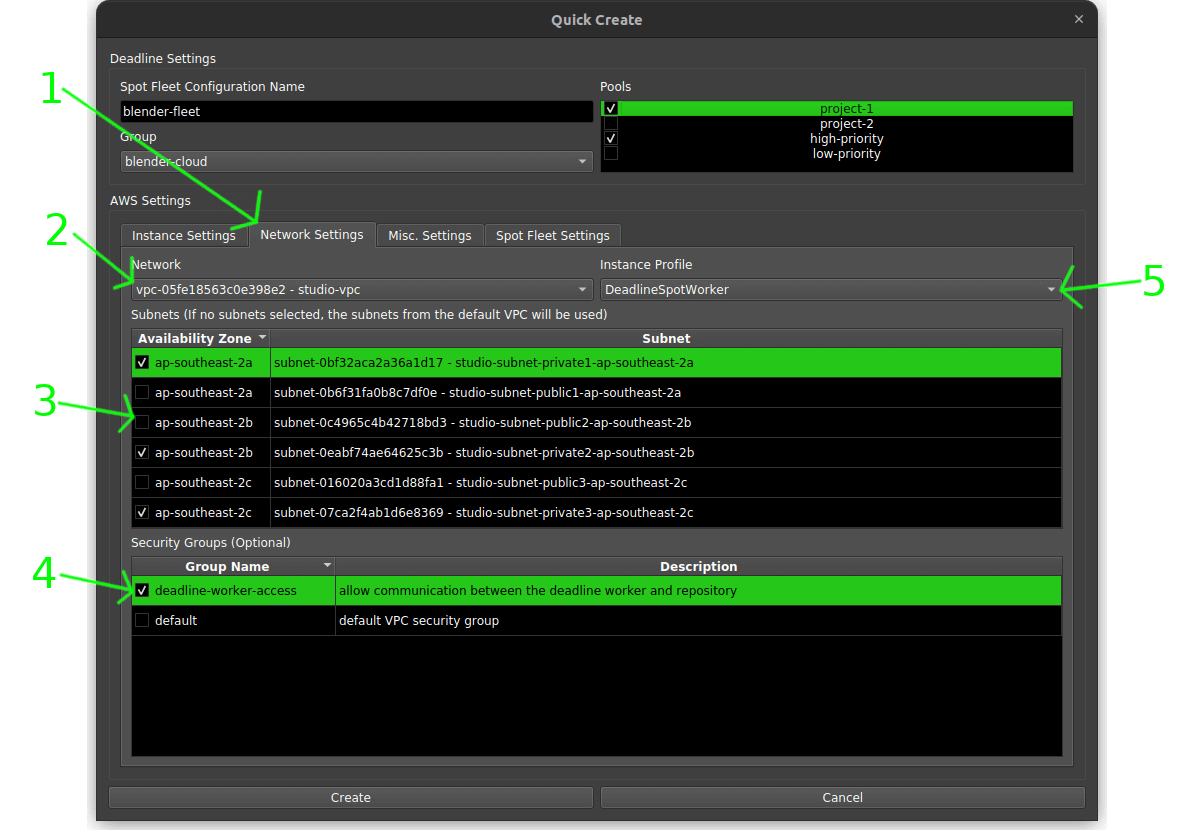 deadline spot fleet quick create 2